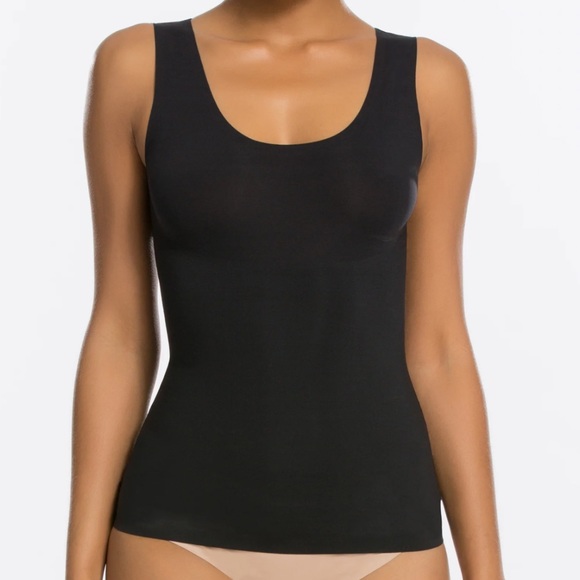 Spanx Thinstincts Tank Black Shapewear Small - Picture 6 of 6